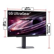 Dimensiones del monitor monitor LG UltraGear 27
